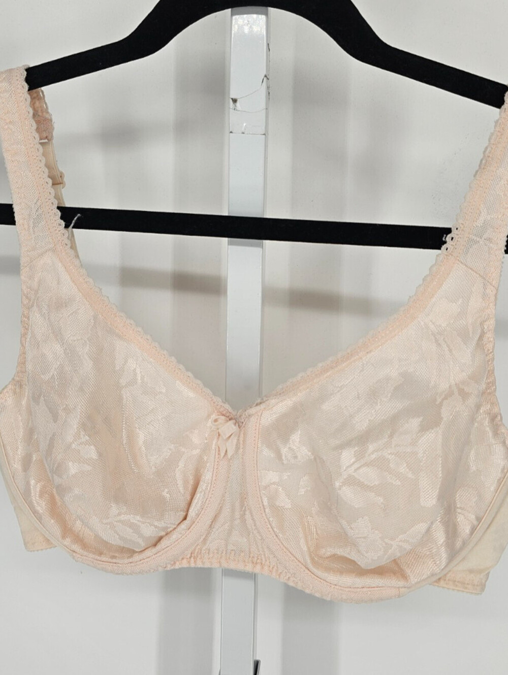 Vintage Playtex Womens Sz 38C Unlined T Shirt Bra Blush Pink Tan